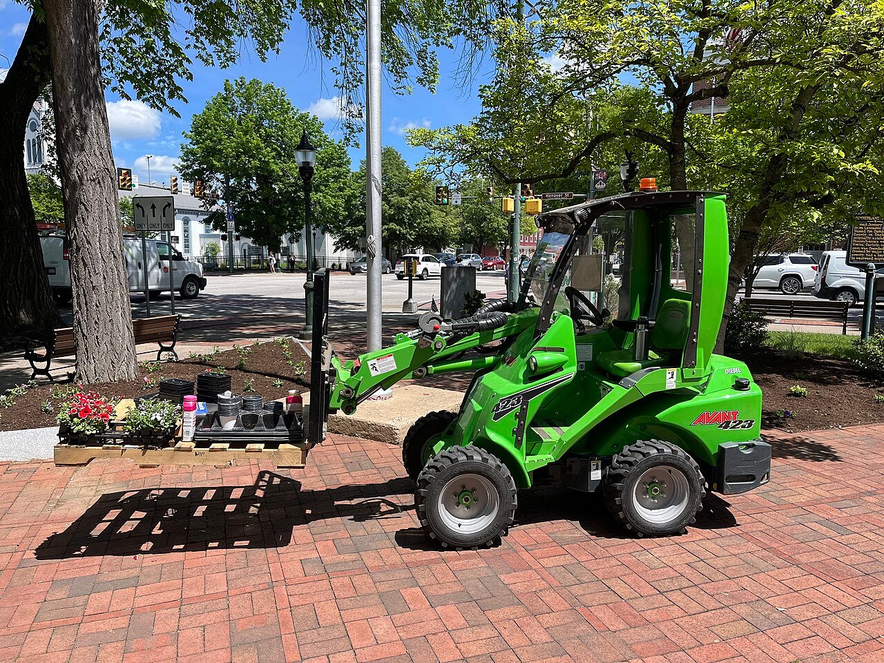 Carretillas elevadoras para una planta de envasado